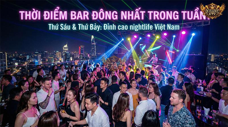 Lựa chọn đúng ngày đi bar giúp bạn tránh cảnh chen chúc quá mức hoặc quán vắng tanh