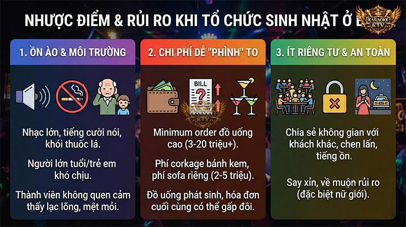 Không gian quá ồn ào, thiếu riêng tư và nguy cơ hóa đơn "phình to" mất kiểm soát là những rủi ro bạn cần lường trước