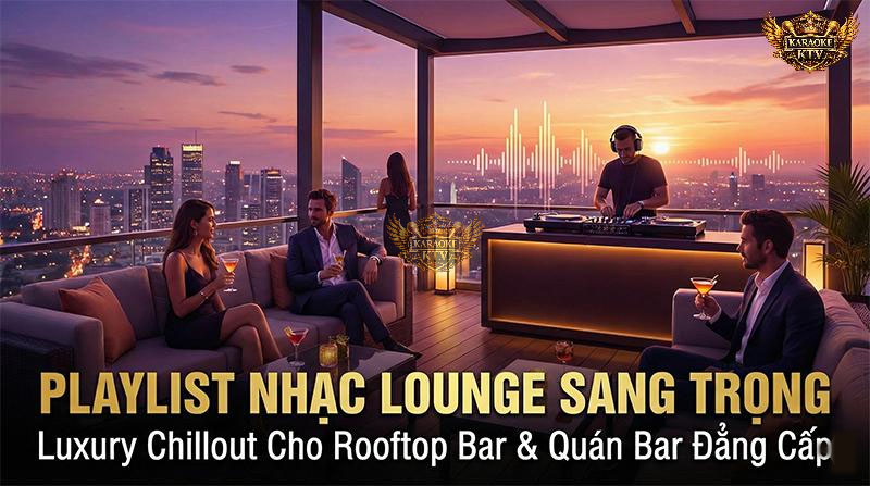 Việc lựa chọn đúng playlist nhạc lounge sang trọng là bí quyết giúp tạo nên không gian luxury chillout, thu hút và giữ chân khách hàng VIP