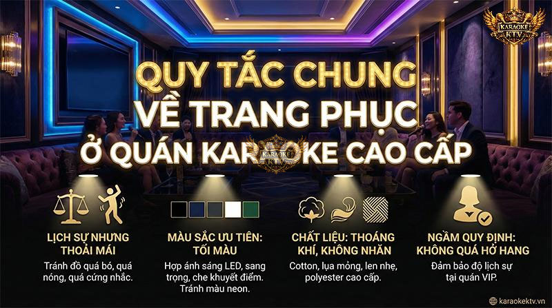 4 Quy Tắc Vàng Khi Chọn Đồ Đi Hát Karaoke Cao Cấp