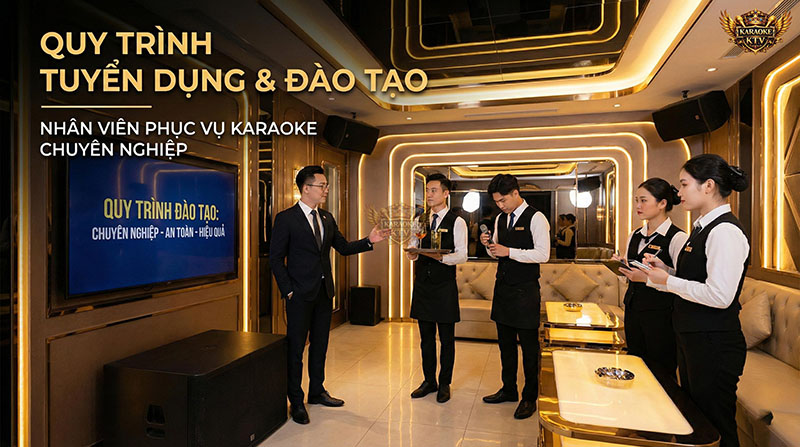 Quy trình tuyển dụng và đào tạo nhân viên phục vụ karaoke chuyên nghiệp