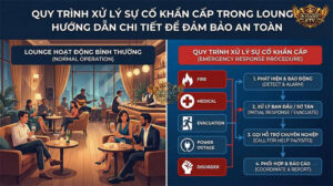 Quy Trình Xử Lý Sự Cố Khẩn Cấp Trong Lounge: Hướng Dẫn Chi Tiết Để Đảm Bảo An Toàn Cho Khách Hàng Và Nhân Viên