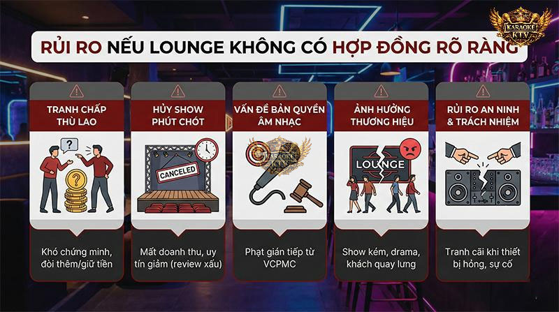 Những cái bẫy của sự cả tin: 5 rủi ro đắt giá khi thiếu hợp đồng biểu diễn