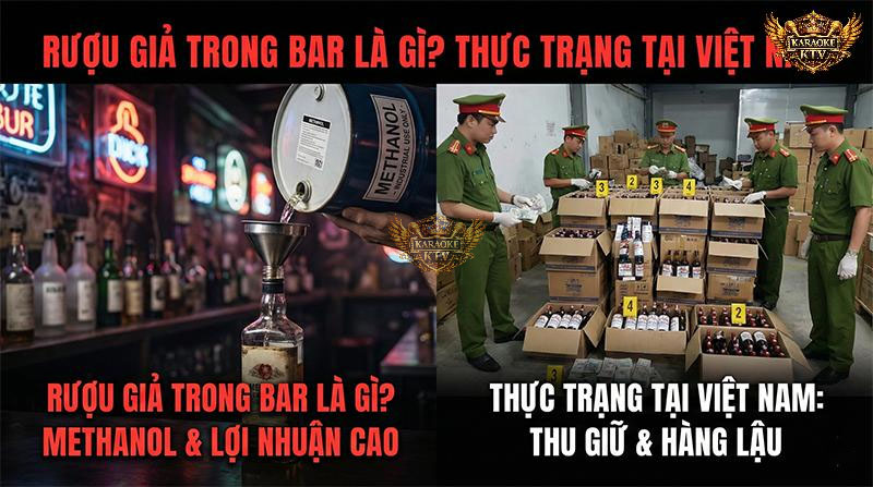Rượu giả là gì? Tại sao quán Bar lại bán rượu kém chất lượng?