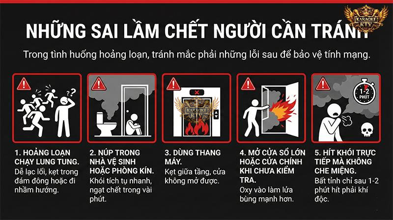 Báo Động: 5 Sai Lầm "Chết Người" Khi Thoát Hiểm Đám Cháy