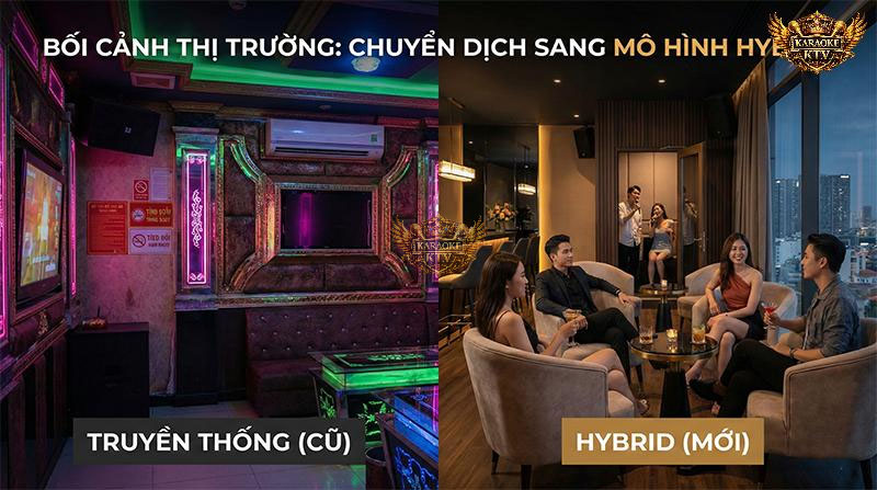 Sau các quy định mới về PCCC, thị trường đang chuyển dịch mạnh mẽ từ karaoke truyền thống sang mô hình Hybrid an toàn và tinh tế hơn