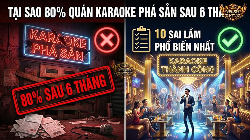 Tại Sao 80% Quán Karaoke Phá Sản Sau 6 Tháng? 10 Sai Lầm Phổ Biến Nhất