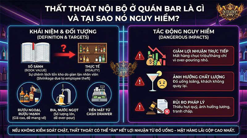Thất Thoát Nội Bộ Quán Bar Là Gì Và Tác Động Nguy Hiểm