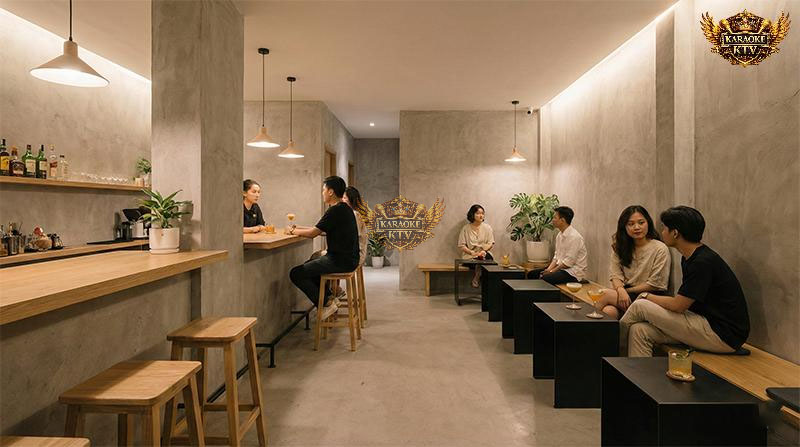 Thiết Kế Minimalist Bar Tinh Tế | Không Gian Mở Thoáng Đãng