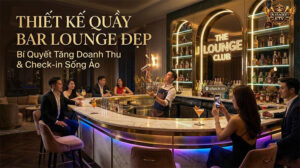 Thiết Kế Quầy Bar Lounge Đẹp: Bí Quyết Tăng Doanh Thu & Check-in Sống Ảo
