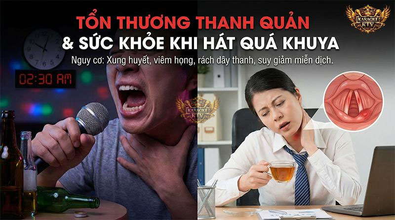 Gào Thét Khi Say: Tàn Phá Giọng Hát & Sức Khỏe