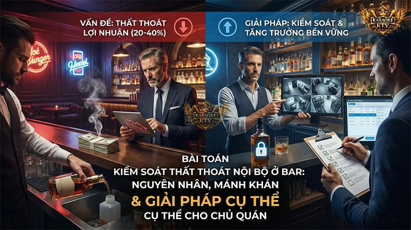 Lợi nhuận từ đồ uống rất cao nhưng cũng dễ "bốc hơi" nhất nếu quán bar thiếu các biện pháp quản lý tồn kho chặt chẽ