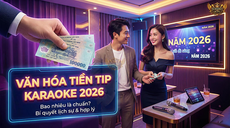 Văn hóa tiền tip karaoke 2026: Bí quyết để vừa lịch sự vừa hợp lý