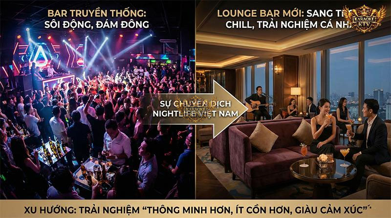 Gen Z và Millennials đang dần "bỏ" sàn nhảy ồn ào để tìm về những chiếc sofa êm ái. Xu hướng "Mindful Drinking" đang định hình lại bản đồ giải trí đêm