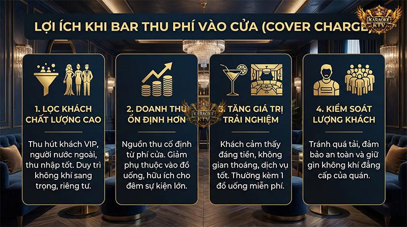 Lợi Ích Khi Bar Thu Phí Vào Cửa