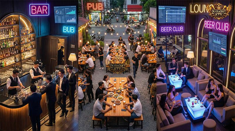 Sự bùng nổ của thị trường giải trí đêm và xu hướng quán bar, beer garden tại Hà Nội và TP.HCM