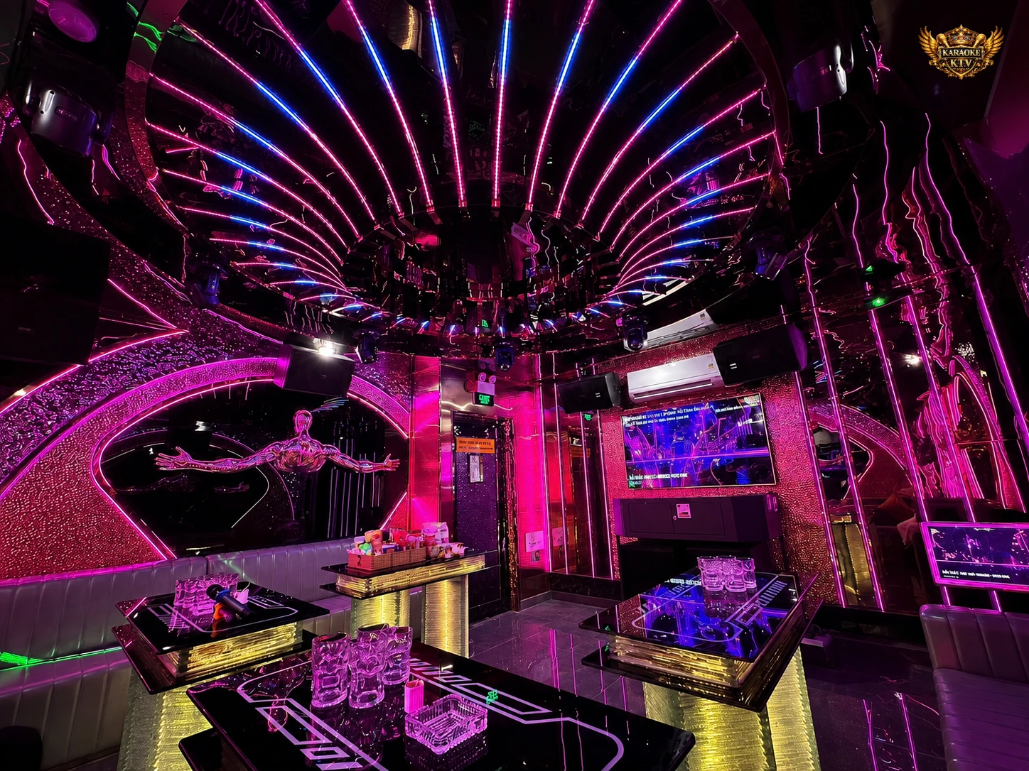 Hệ thống âm thanh ánh sáng phòng Karaoke Pattaya dành cho nhạc EDM