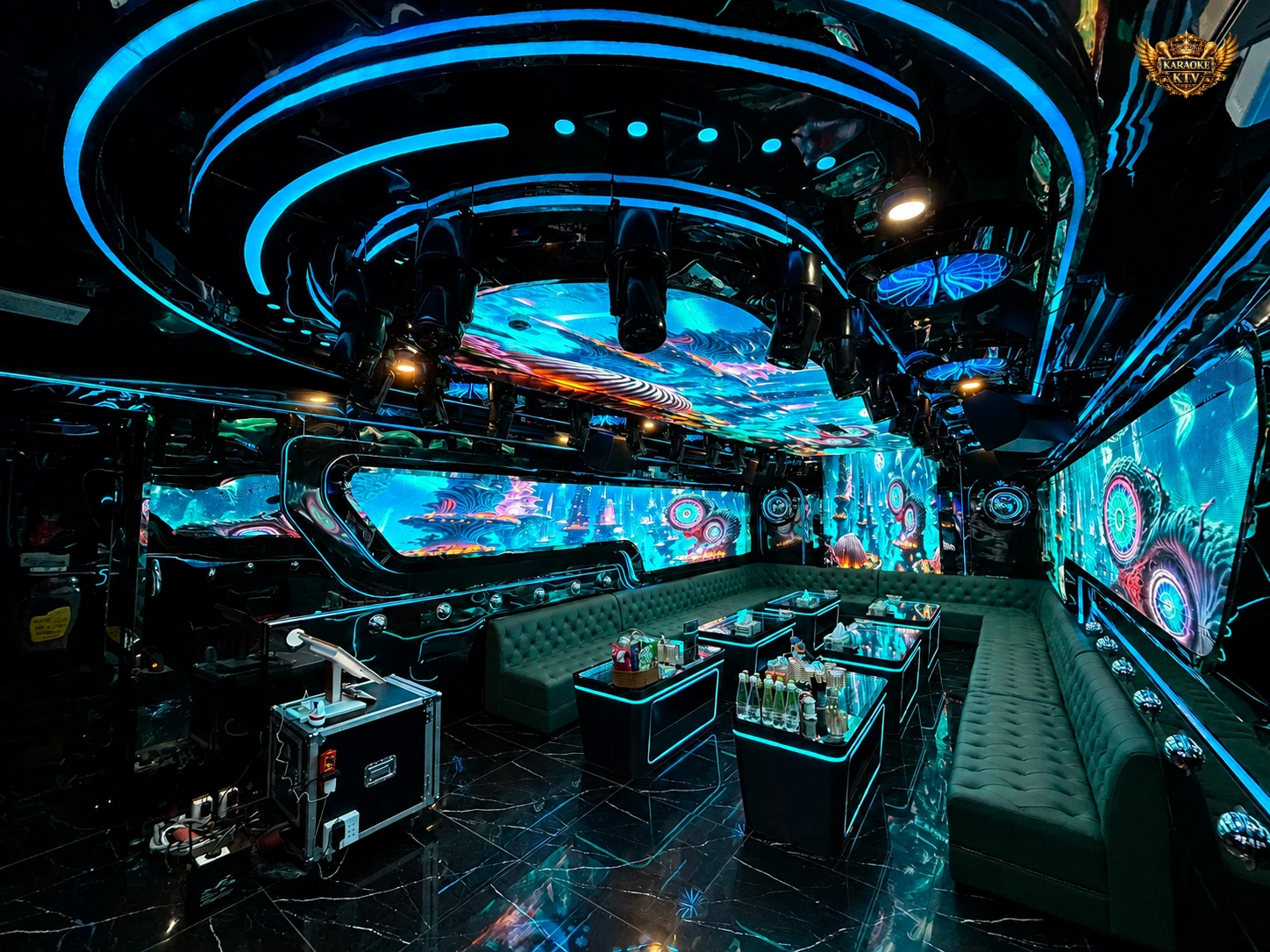 Hệ thống âm thanh JBL Bose L Acoustics tại Dragon Palace KTV