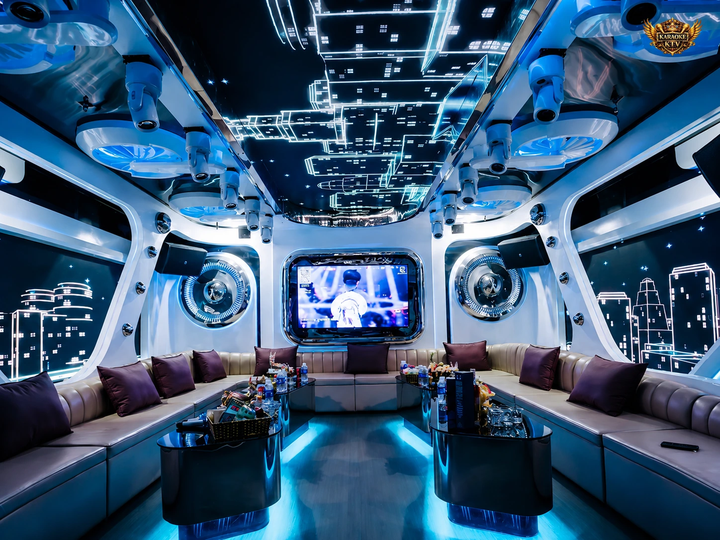 Không gian Luxury tại Karaoke Sing KTV Đống Đa