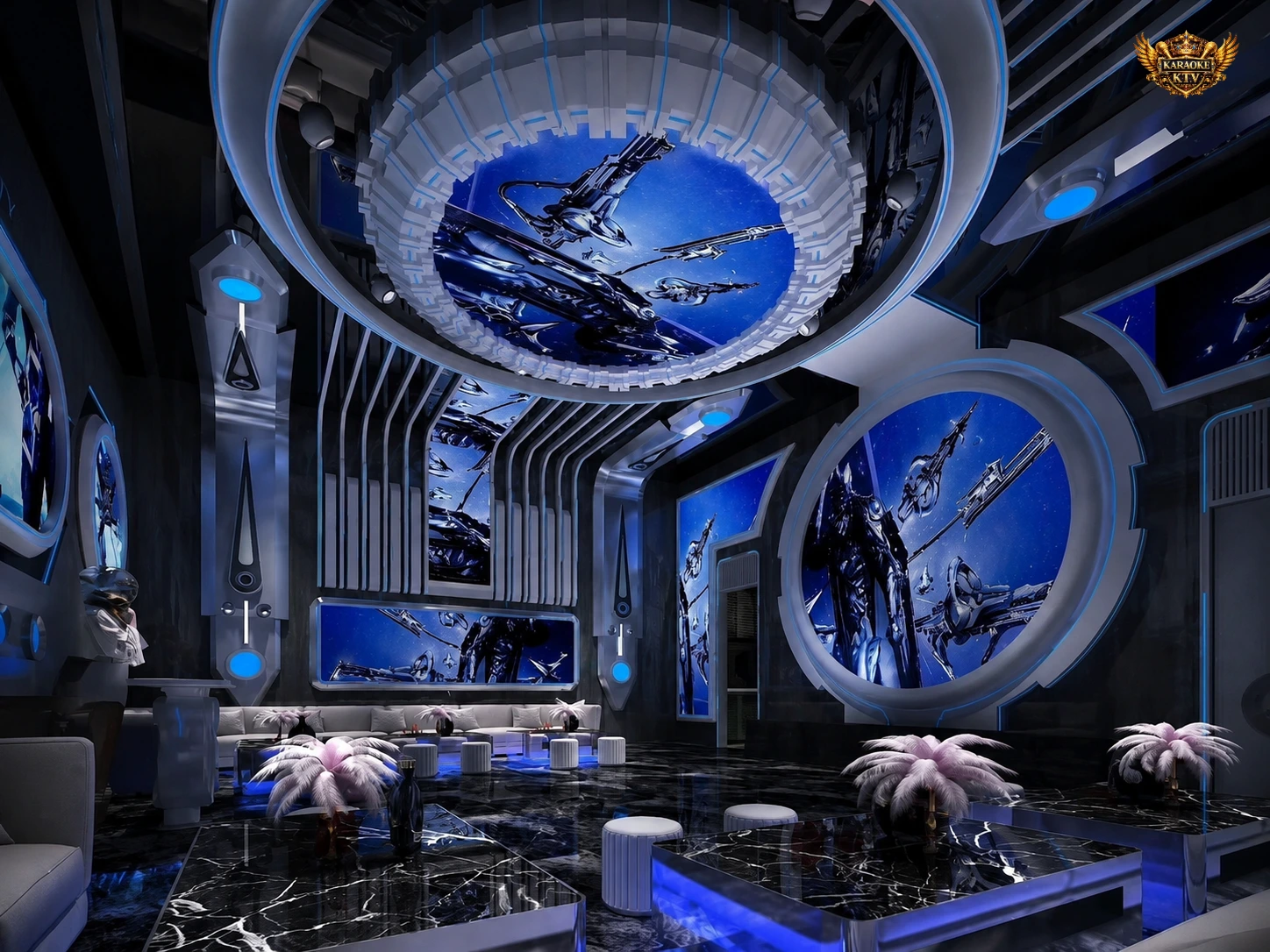 Phòng Cyberpunk và Phi thuyền Karaoke V-Max