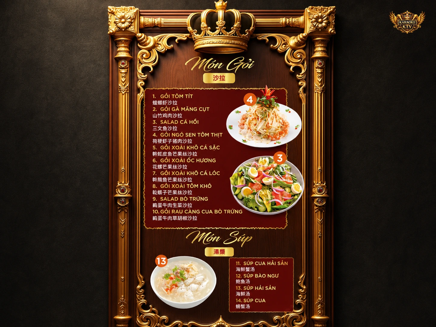 Mô hình Restaurant & KTV ăn tiệc và karaoke tại BOSS KTV